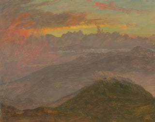 Frederic Edwin Church - Sunset and Mountains.webp