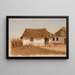 Twee huizen in Barranquilla Colombia - Frederic Edwin Church — ingelijst kunstwerk aan de muur