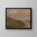 Vallée vue du sommet d'une haute colline en Europe - Frederic Edwin Church — ingelijst kunstwerk aan de muur