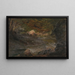 Bosbeek - Frederic Edwin Church — ingelijst kunstwerk aan de muur