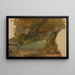 Ruisseau forestier (Conflit de cas) - Frederic Edwin Church — ingelijst kunstwerk aan de muur