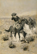 Jours sur la prairie, mains en l'air - Frederic Remington — weergave van het kunstwerk
