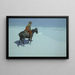 van Amis ou ennemis, l'éclaireur - Frederic Remington — ingelijst kunstwerk aan de muur
