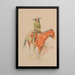 Vieux Ramon - Frederic Remington — ingelijst kunstwerk aan de muur
