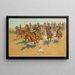 Op de vlaktes van het zuiden - Frederic Remington — ingelijst kunstwerk aan de muur