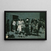 Dorp van Indianen Pueblo - Frederic Remington — ingelijst kunstwerk aan de muur