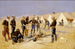 Rôtir le bœuf de Noël dans un camp de cavalerie - Frederic Remington — weergave van het kunstwerk