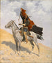 Le Signal de la couverture - Frederic Remington — weergave van het kunstwerk