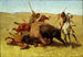 De bizonjacht - Frederic Remington — weergave van het kunstwerk