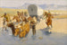De Emigranten - Frederic Remington — weergave van het kunstwerk