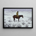 De herderswachter - Frederic Remington — ingelijst kunstwerk aan de muur