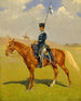 Le Hussard - Frederic Remington — weergave van het kunstwerk