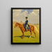 Le Hussard - Frederic Remington — ingelijst kunstwerk aan de muur