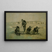 Het laatste gevecht - Frederic Remington — ingelijst kunstwerk aan de muur
