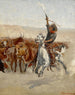 Le Round-Up - Frederic Remington — weergave van het kunstwerk