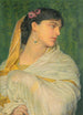 Shireen - Frederic William Burton — weergave van het kunstwerk
