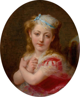 Frederick Arthur Bridgman - Portrait of a Young Girl.webp