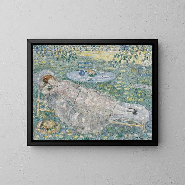 Taches solaires - Frederick Carl Frieseke — ingelijst kunstwerk aan de muur