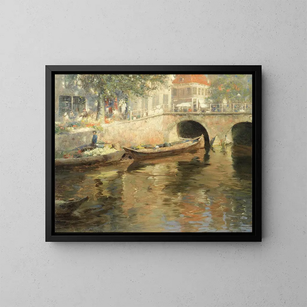 Pont aan Alkmaar - Frederick Hall — ingelijst kunstwerk aan de muur