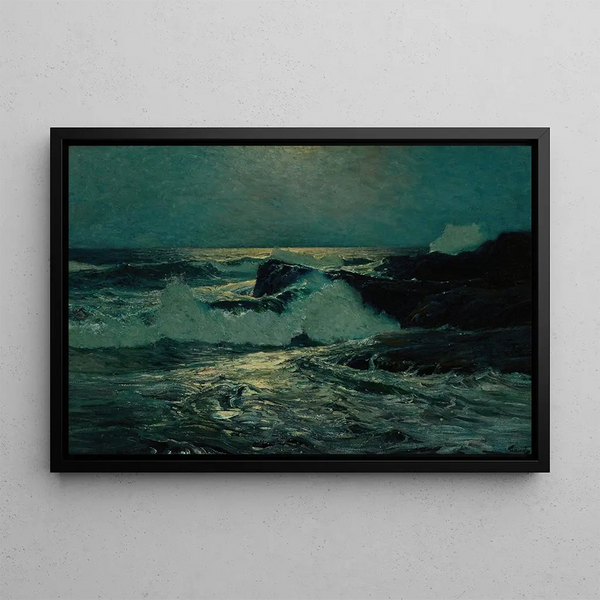 Frederick Judd Waugh - Early Moonrise.webp