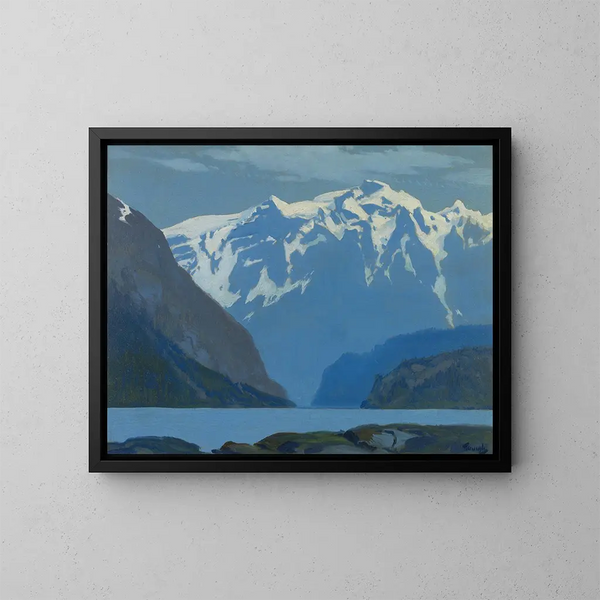 van Het wanhoop van het Noordwesten, British Columbia - Frederick Judd Waugh — ingelijst kunstwerk aan de muur