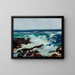 Surf en branding - Frederick Judd Waugh — ingelijst kunstwerk aan de muur