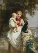 Moederliefde - Frederick Morgan — weergave van het kunstwerk