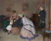 Vreemde gezichten - Frederick Walker — weergave van het kunstwerk
