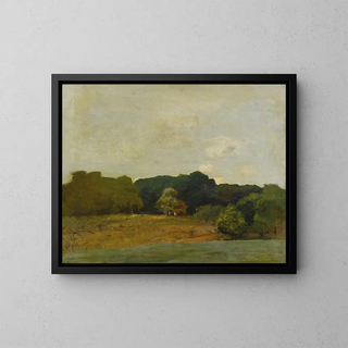 Landschap met bomen - Frederick William Kost — ingelijst kunstwerk aan de muur