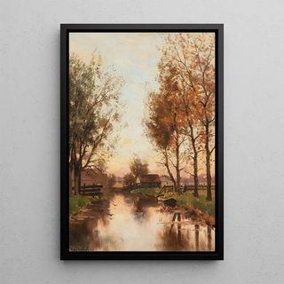 Fredericus Jacobus van Rossum du Chattel - A waterway.webp