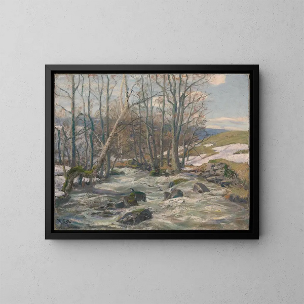 Lente in Mesna - Frederik Collett — ingelijst kunstwerk aan de muur