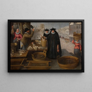 Frederik Van Valckenborch - Fish Market.webp