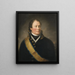 Georg Adlersparre 1760-1835 Count Major General Minister of the Cabinet - Fredric Westin — framed artwork on a wall