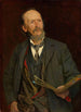 Portret van de schilder Amaldus Nielsen - Fredrik Kolstø — weergave van het kunstwerk