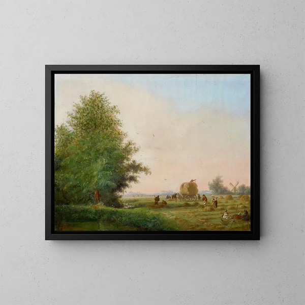 juli - Fredrik Marinus Kruseman — ingelijst kunstwerk aan de muur