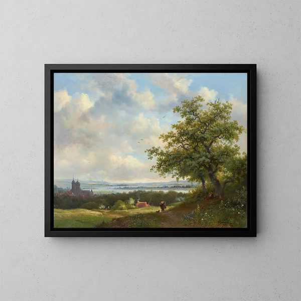 juni - Fredrik Marinus Kruseman — ingelijst kunstwerk aan de muur