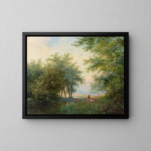 mei - Fredrik Marinus Kruseman — ingelijst kunstwerk aan de muur