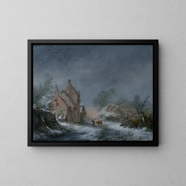 November - Fredrik Marinus Kruseman — ingelijst kunstwerk aan de muur