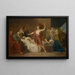Achille mourning the death of Patroclus - French School — framed artwork on a wall