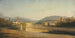 Florence painting looking east along the Arno - French School — artwork view