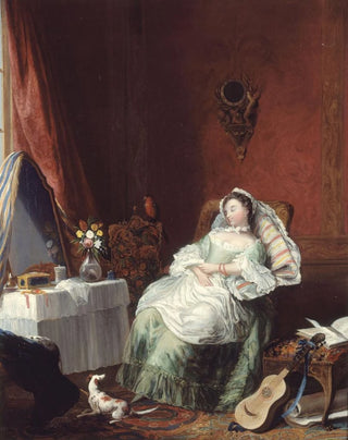 French School - La Liseuse endormie.webp