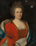 Marie-Élisabeth de Fribois, echtgenote van Chevalier François Leverrier - Franse School — weergave van het kunstwerk