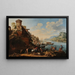Landschap - Franse School — ingelijst kunstwerk aan de muur