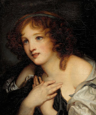 French School - Portrait de jeune fille.webp