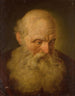 Portret van een behaarde man - Franse School — weergave van het kunstwerk