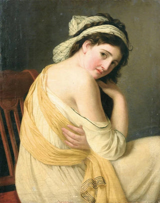 French School - Young Woman In A Greek Tunic.webp