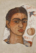 Autoportrait très laid - Frida Kahlo — weergave van het kunstwerk