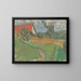 Studie van een landschap met een huis - Frida Konstantin — ingelijst kunstwerk aan de muur