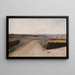 van een landschap, het eiland Mors, Jutland - Fridolin Johansen — ingelijst kunstwerk aan de muur