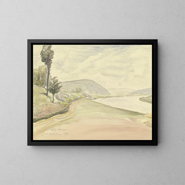 Gemünden aan de Main - Fried Stern — ingelijst kunstwerk aan de muur